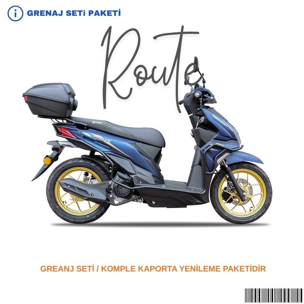 Yuki Route Grenaj Seti Mavi 7 Parça