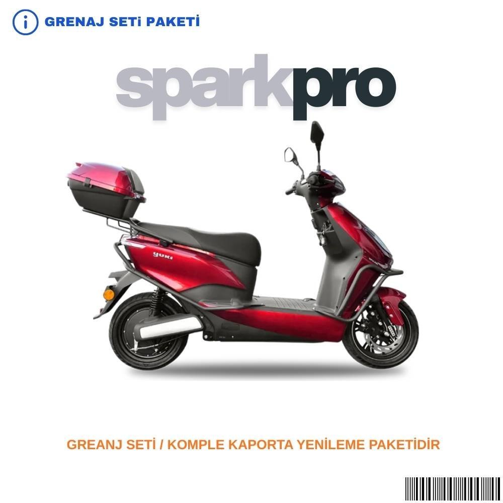 Yuki Spark Pro Grenaj Seti Kırmızı 9 Parça